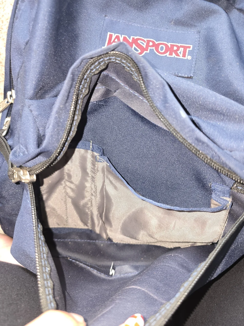 JanSport Classic Navy Blue Backpack